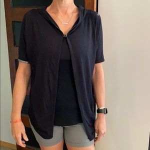 Nike Dri-fit short sleeved coverup / cardigan